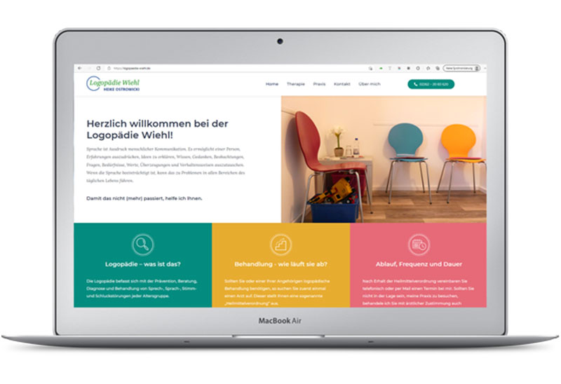 Webseite Logopädie Wiehl